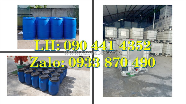 Thùng phuy sắt giá rẻ, bán thùng phuy sắt 220 lít đựng hóa chất cũ, xưởng thanh lý thùng phuy sắt 220l cũ