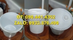Thùng sơn cao cấp 10 lít trơn, thùng sơn 20 lít màu trắng – xanh, thùng sơn dày 22 lít màu vàng, đỏ, xanh lá