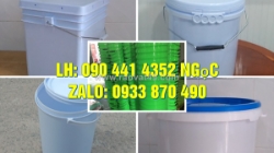 Thùng sơn công nghiệp 20 lít dày đặc, vỏ thùng sơn 22 lít cao cấp dẻo dai, độ bền trên 10 năm