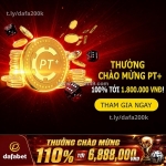 Thưởng chào mừng pt+ – 100% tới 1.800.000 vnđ!