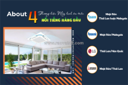 Tổng hợp chi tiết về 4 thương hiệu điều hòa âm trần cassette nổi tiếng hàng đầu