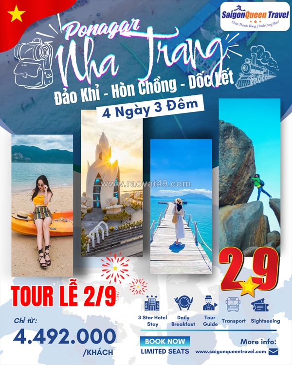 Tour 2/9 nha trang – đà lạt | chùm tour liên tuyến lễ quốc khánh giá tốt