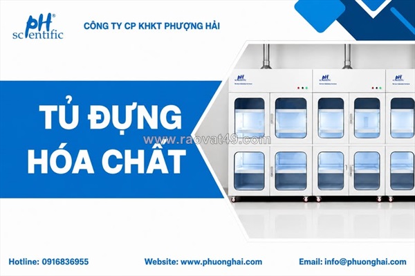 Tủ đựng hóa chất có khử mùi ph-lab giải pháp lưu trữ an toàn và hiện đại cho phòng lab