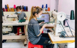 Tuyển công nhân may đồ da làm ở gò vấp