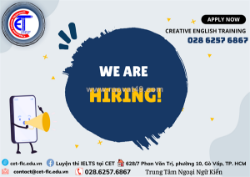 Tuyển dụng giáo viên ielts tại quận gò vấp và tân phú 343248