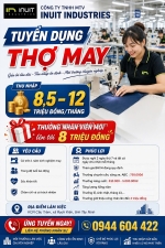 Tuyển thợ may làm tại kcn cầu tràm tây ninh ( long an cũ )