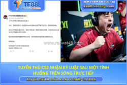 Tuyển thủ cs2 nhận kỷ luật sau một tình huống trên sóng trực tiếp