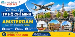 Vé máy bay tp hồ chí minh đi sân bay amsterdam schiphol (ams)