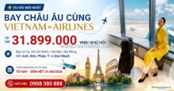 Vietnam airlines mở bán vé châu âu từ 31.899.000đ khứ hồi