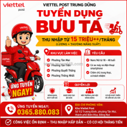 Viettel post trung dũng tuyển dụng bưu tá