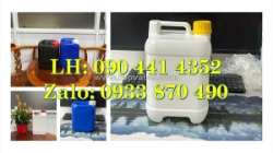 Vỏ can nhựa 1 lít đựng chất lỏng y tế, can nhựa 2 lít đựng nước lau sàn, can nhựa 5 lít đựng nước rửa chén