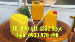 Vỏ can nhựa 1 lít tại tiền giang, can nhựa 2 lít vuông dày, can 5 lít đựng hóa chất thoát khí