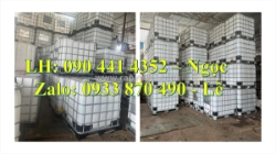 Vỏ tank nhựa ibc 1000 lít đựng hóa chất, téc nhựa vuông 1000 lít, bồn nhựa 1000 lít đựng nước sinh hoạt