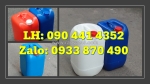 Vỏ thùng nhựa 30 lít, can nhựa 25 lít đựng hóa chất, can nhựa vuông 20l đựng nước vôi trong