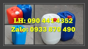 Vỏ thùng nhựa 30 lít, can nhựa 25 lít đựng hóa chất, can nhựa vuông 20l đựng nước vôi trong