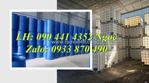 Vỏ thùng nhựa ibc 1000 lít vuông trắng, téc nhựa 1 khối vuông, bồn nhựa ibc 1000l đựng chất hóa học