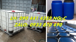 Vỏ thùng phuy nhựa 60 lít đựng cá tươi, thùng phuy nhựa 50 lít đựng đồ ăn vặt, thùng phuy nhựa 30 lít