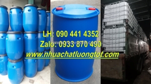 Vỏ thùng phuy sắt 220 lít đựng chất hóa học dễ bắt lửa, thùng phuy sắt đựng hóa chất 220 lít xanh