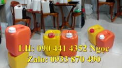 Xả kho can nhựa 10 lít đựng hóa chất, can nhựa 20 lít hdpe chính phẩm, can nhựa 25 lít vuông đựng axit