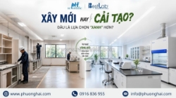 Xây mới hay cải tạo phòng lab: phương án nào “xanh” hơn?