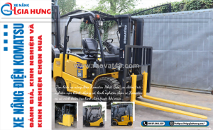 Xe nâng điện komatsu: đặc điểm, ưu điểm và kinh nghiệm chọn xe