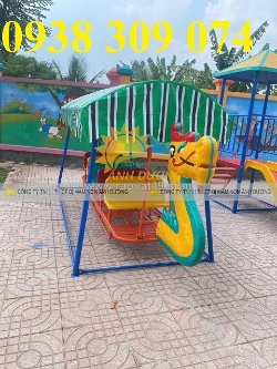 Xích đu thuyền rồng mầm non, xích đu treo mầm non