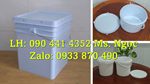 Xô nhựa 12 lít đựng chất đặc sệt, thùng sơn nhựa 16 lít, vỏ thùng đựng sơn  lít vuông, tròn