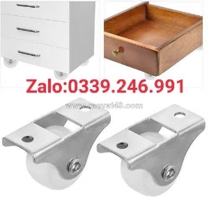 Xưởng sản xuất bánh xe nhựa trắng phi 30mm