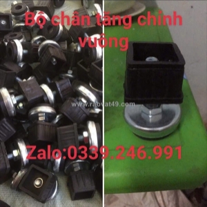 Xưởng sản xuất chân tăng chỉnh vuông 50x50mm