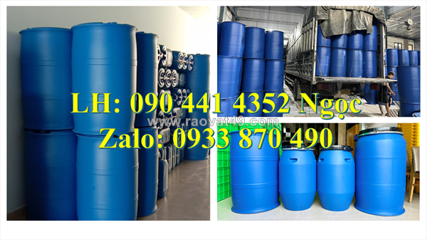 Xưởng thùng phuy sắt 220 lít đựng hóa chất, thùng phuy sắt mới – cũ giá rẻ, vỏ thùng phuy sắt 220l màu đỏ