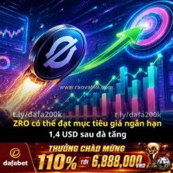 Zro đang nhắm mốc 1,40 usd?