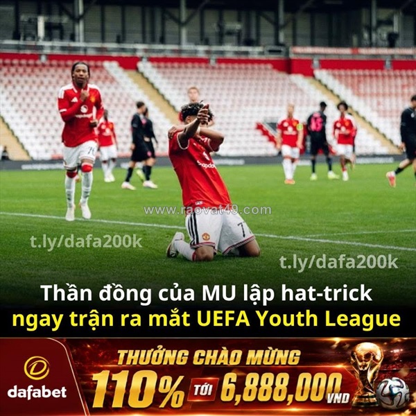 15 tuổi, lập hat-trick ngay trận ra mắt uefa youth league!