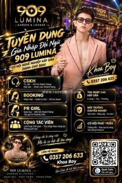 909 lumina garden & lounge q5 - điểm đến lý tưởng