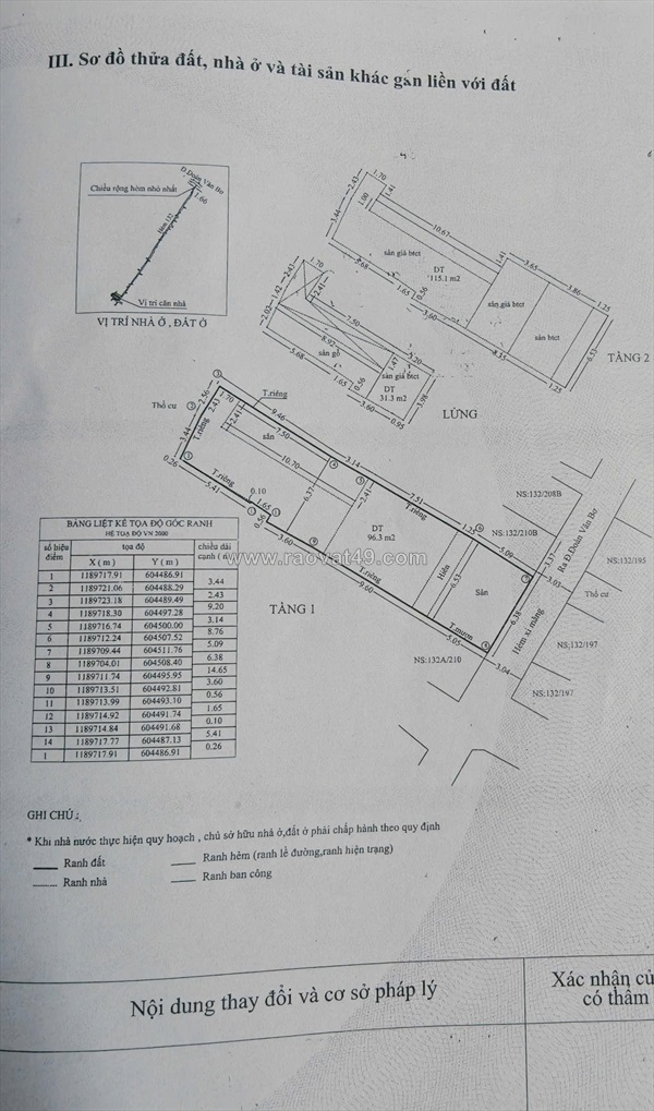 Bán đất full thổ cư ở đoàn văn bơ p15 q4