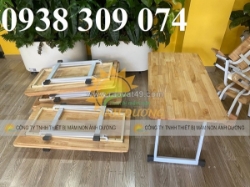 Bàn gỗ mầm non, ghế gỗ mầm non, bàn ghế gỗ nhà trẻ