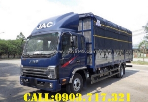 Bán xe tải jac n750e5 thùng 6m2 tải 7t4
