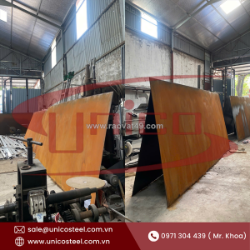 Bảng báo giá thép corten kháng thời tiết (spa-h, corten a, corten b) mới nhất – hàng chuẩn co/cq, gia công chấn uốn theo bản vẽ tại unico steel