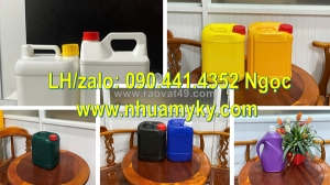 Báo giá can nhựa 5 lít đựng methanol, can nhựa 1 lít đựng oxy già, can nhựa 0.5 lít đựng thuốc thủy sản