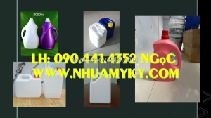 Bình nhựa 5 lít đựng hóa chất đặc biệt, can nhựa 2 lít đựng chất bảo quản thực phẩm, chất phụ gia an toàn