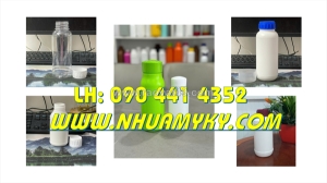 Bình thủy tinh 1000ml đựng thức uống pha loãng, chai thủy tinh 500ml đựng gia vị dạng loãng