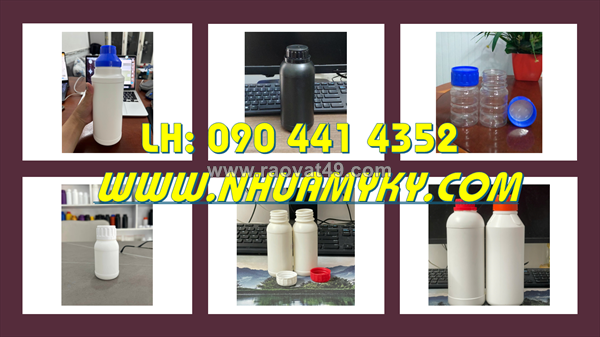 Bình thủy tinh 1000ml đựng thức uống pha loãng, chai thủy tinh 500ml đựng gia vị dạng loãng