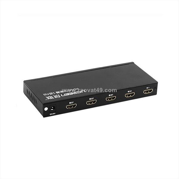 Bộ chia hdmi ugreen 1x4 (40202eu) – 1 nguồn, 4 màn hình
