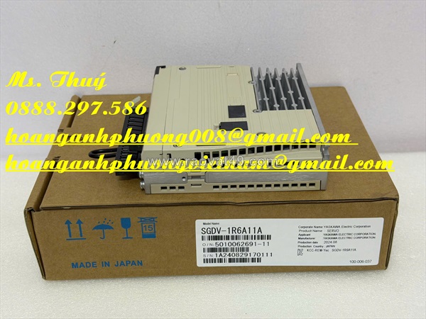 Bộ điều khiển yaskawa sgdv-1r6a11a - chuyên hàng nhập - giá gốc