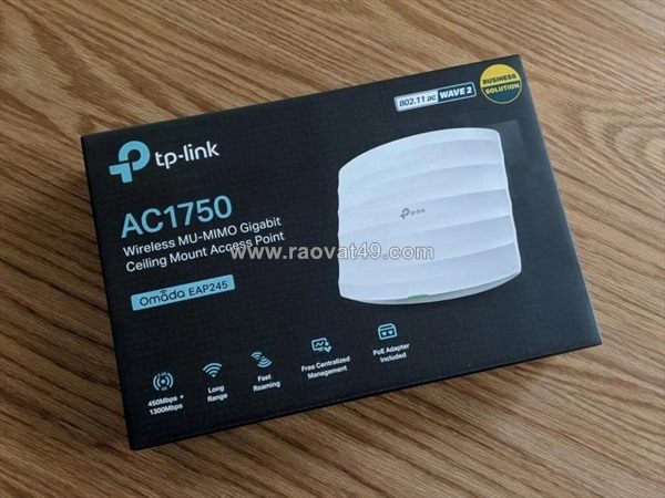 Bộ phát wifi tp-link eap245 – wifi ac1750, kết nối ổn định, phủ sóng hiệu quả