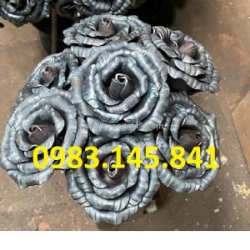 Bông hồng sắt rèn dùng cho cổng, lan can, cầu thang