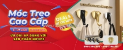 Bùng nổ ưu đãi black sale 30% - móc treo tường cao cấp