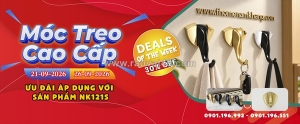 Bùng nổ ưu đãi black sale 30% - móc treo tường cao cấp