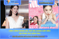 Cận cảnh nhan sắc nữ mc đang gây bão tại ffws sea 2026 fall