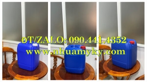 Can đựng 25 lít dầu hôi, can nhựa 20 lít đựng hóa chất thí nghiệm trong trường học, can nhựa 10l nắp thoát khí
