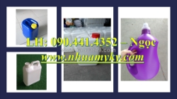 Can nhựa 1 lít đựng nước rửa tay, can nhựa 2 lít đựng dung dịch sát khuẩn, can nhựa 5 lít đựng cồn
